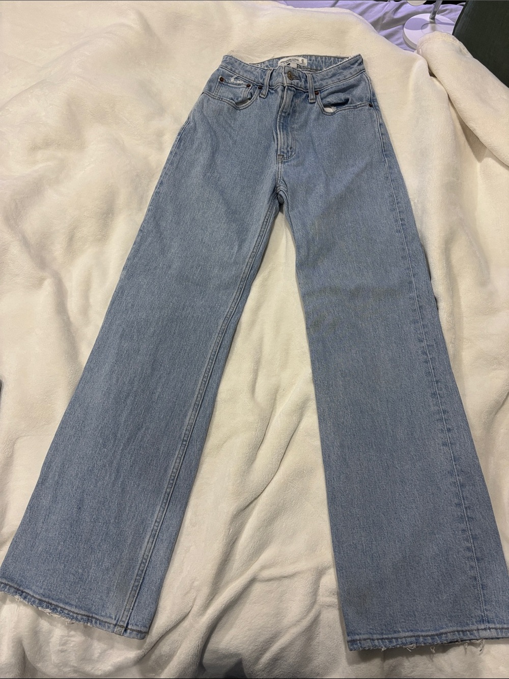 Abercrombie & Fitch Curve Love High Rise 90s Relaxed Jean Size 25